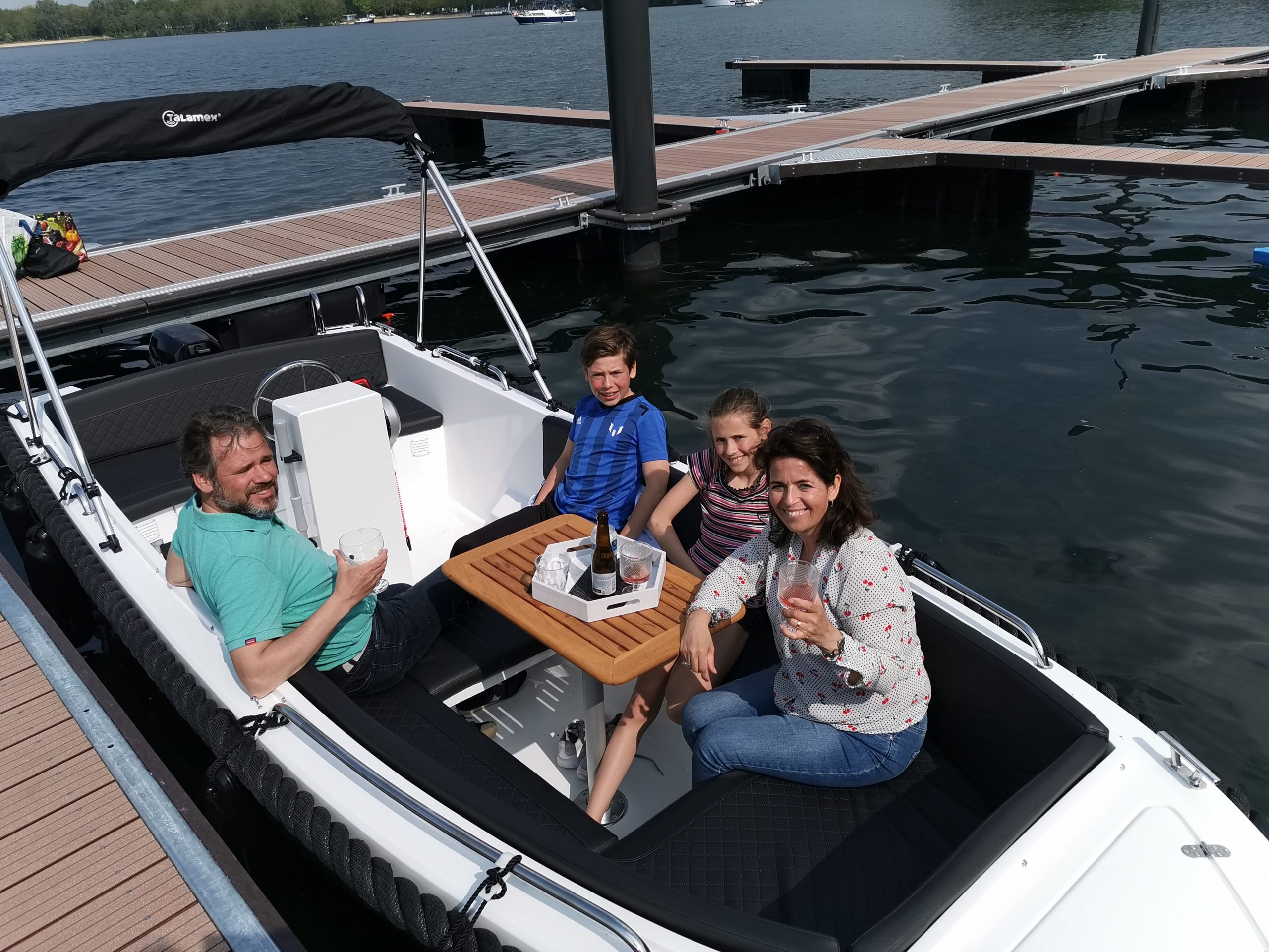 Luxe sloep huren Mookerplas